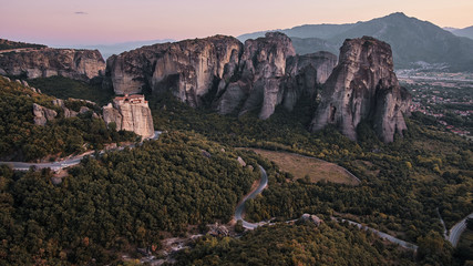 Roussanou Monastery in Meteora Greece
