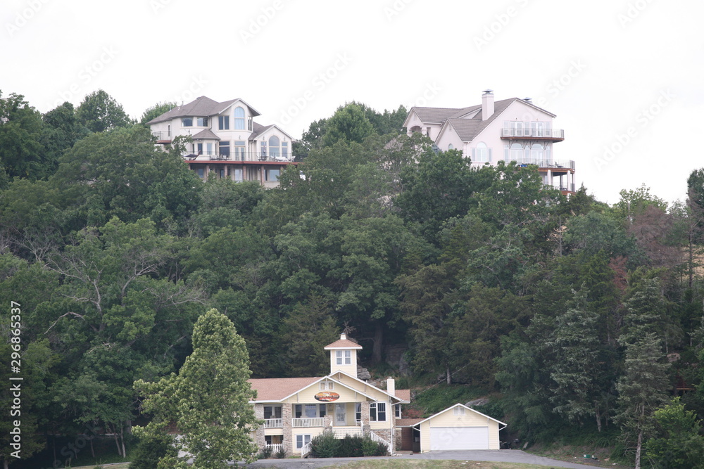 Wall mural house