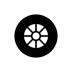 Fototapeta premium Tire icon vector templates