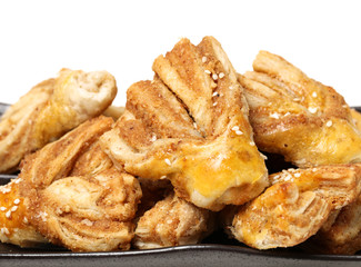 Chinese Cake on white background