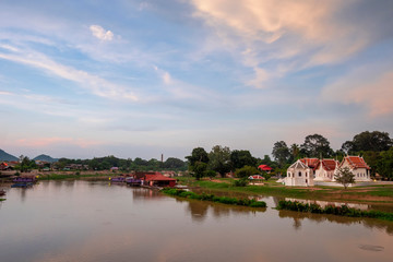 Fototapeta na wymiar Temples in Uthai Thani Province