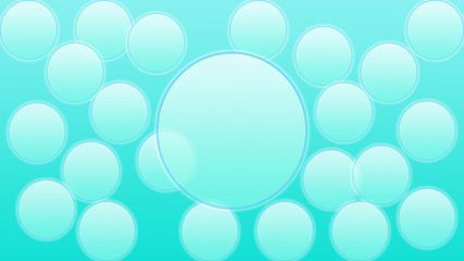 many white bubble on blue background