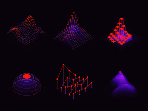 Vector Abstract Charts illustration