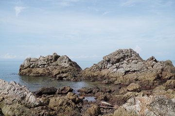 Stone and sea in Thailand