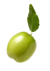 Fresh juicy jujube isolated on white background