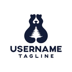 Bear tree logo