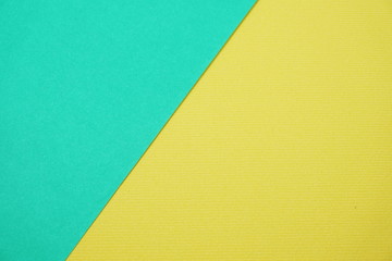 Geometric with green mint and yellow texture background
