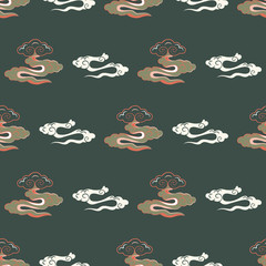 Abstract seamless pattern illustration.