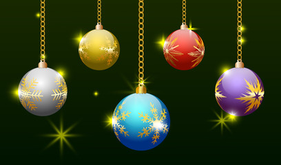 Christmas baubles collection