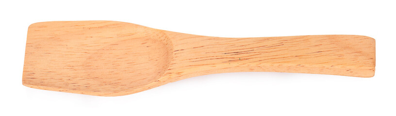 wooden spoon isolated on white background