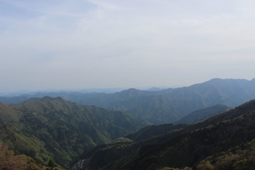 Fototapeta premium mountain landscape with clouds