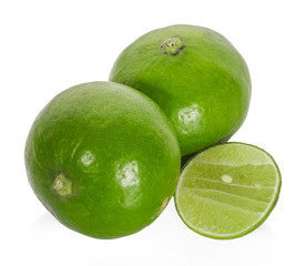 Lime isolated on white background