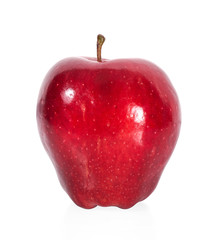 Fresh red apple isolated on white © pisut