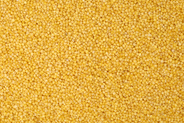 Millet yellow background