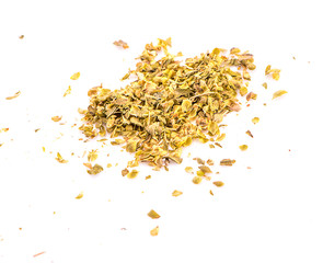 dry marjoram spice (Origanum majorana)