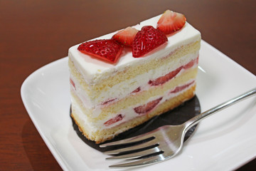 イチゴのショートケーキ