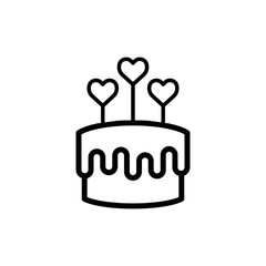 Birthday cake icon