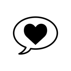 Bubble speech icon