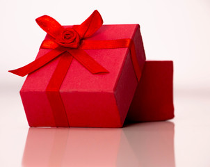 Red Gift Box with a Bow