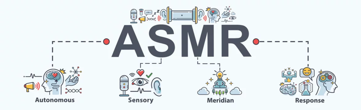 Premium Vector  Asmr autonomous sensory meridian response.