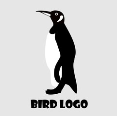 Monochrome Penguin logo is a simple logo, good for any company.