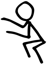 Beautiful stickman sketch background