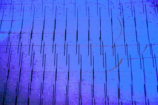 大谷資料館　ライトアップされた大谷石