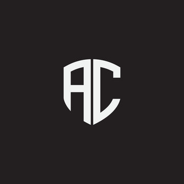 Letter AC initial logo design vector