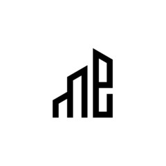 Letter ME logo icon design template elements
