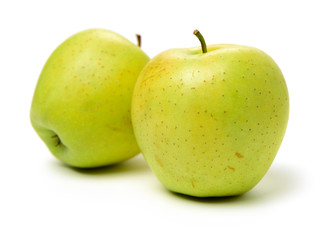 Green apple isolated on white background
