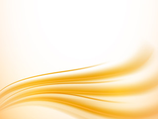 Abstract golden waves background.