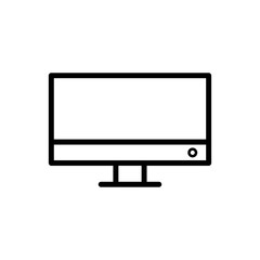 Monitor icon trendy