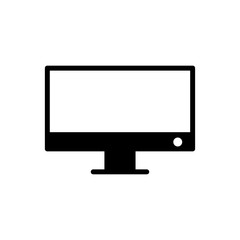 Monitor icon trendy