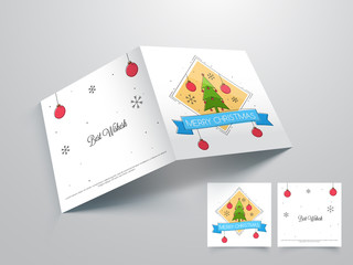 Greeting Card for Merry Christmas celebration.