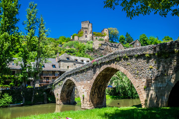Fototapeta premium Belcastel, Aveyron, Occitanie, France.