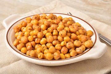 Gourmet roasted chickpeas