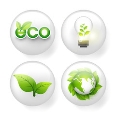 Set of ecological elements.