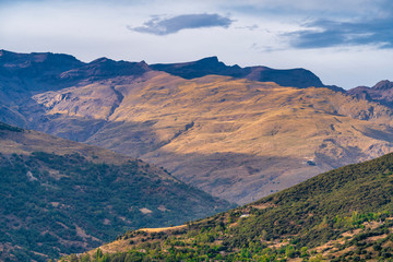 mountainous landscape of Sierra Nevada (Spain)