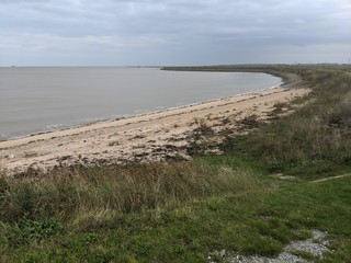 Tiny beach in England