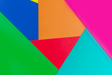 abstract multicolored geometric paper background