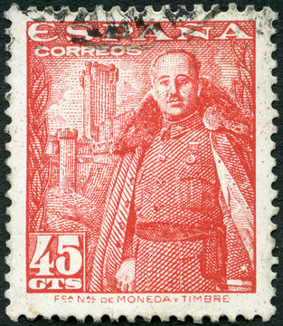 SPAIN - 1947: shows General Francisco Franco (1892-1975), 1947