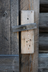 古い小屋の扉　Door of the old hut