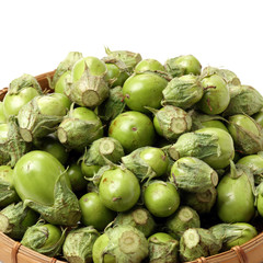 aubergine isolated on white background