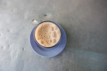 A cup of teh tarik from local coffee shop.