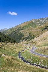 Naklejka na ściany i meble Transfagarasan - the most beautiful mountain road in Romania
