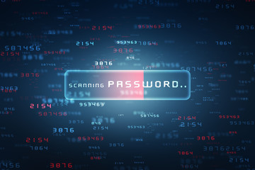 2d illustration technology background