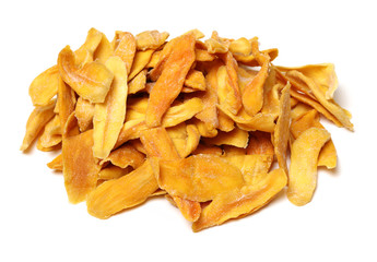 Mango. dry mango on the background