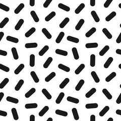 Photo sur Plexiglas Style Memphis motif transparent vecteur dot strip memphis abstract