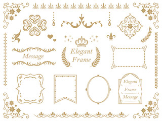 エレガントフレームセット3