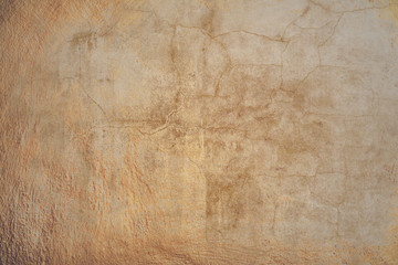 Naklejka premium Grunge concrete wall with crack and stains. Cement texture for design and background.